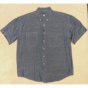 Basic Equipment Men's Chambray Short Sleeve Shirt - Size XL‎